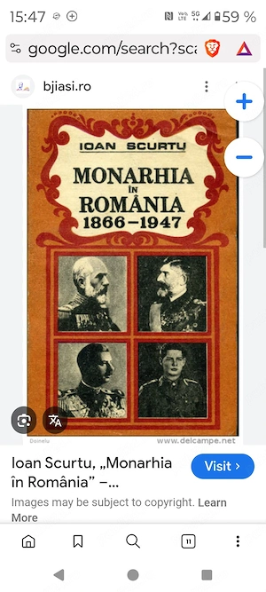 302. Carte, Monarhia in Romania 1866 -1947, Ioan Scurtu