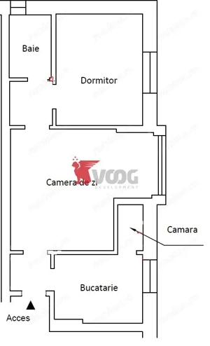 Apartament 2 camere -Zona Brancoveanu-Etaj 1 - imagine 8