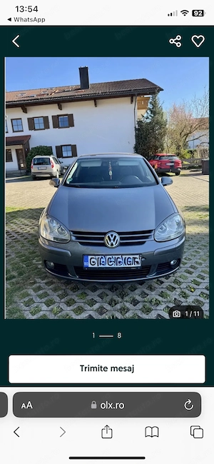 Golf V TDI anul 2006