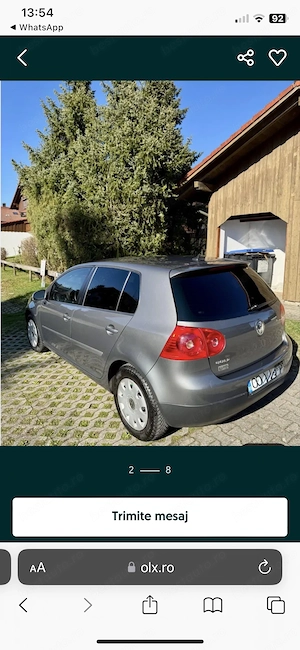 Golf V TDI anul 2006 - imagine 2