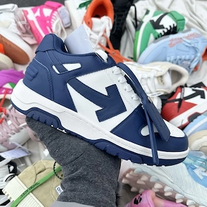 Off-White Out Of Office Navy Blue Bleumarin 100% Originali