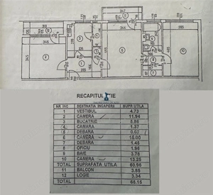 Apartament 3 camere Semidecomandat Berceni-Aliorului - imagine 10