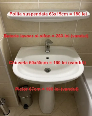 Lavoar chiuveta baie