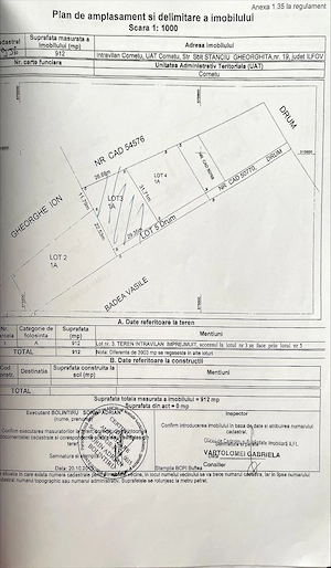 Teren de vânzare cu construcție începută   ideal pentru locuință într-o zonă liniștită - imagine 8