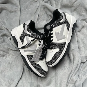 Pantofi Sport Off-White Out Of Office Low Dots Black White Negru Gri - 100% originali