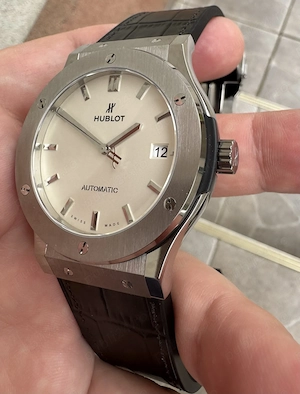 Hublot Classic Fusion Bang 45 mm White JJF A2892 Fabricat 1:1 ca originalul - imagine 3