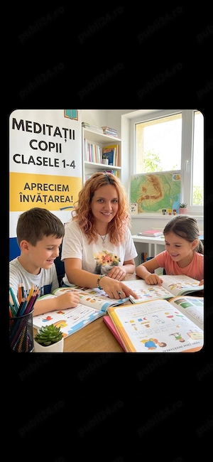 Meditatii clasele 1-4   ajutor teme   week-end