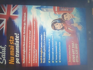 Meditatii online limba engleza