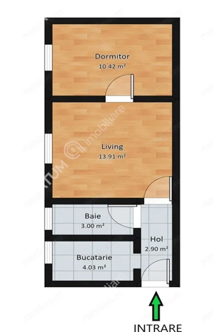 Apartament renovat cu 2 camere situat in zona Rahovei din Sibiu - imagine 7