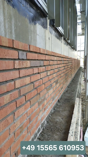 Munca Germania - zidari klinker - angajăm echipe de specialiști în fațade din zidărie klinker