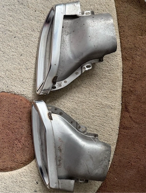 Vând ornamente evacuare Mercedes-Benz originale (stânga + dreapta) - imagine 2