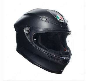 Cască AGV K6 S Matt Black - Mărime L - Ca nouă + Vizieră Neagră & Pinlock - imagine 3
