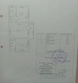 Proprietar vând apartament 2 camere, 57 mp, central Isaccei, et. 2 - necesita renovare completa