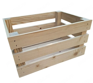 Ladita din lemn, pentru depozitare de produse, 40x30x21cm