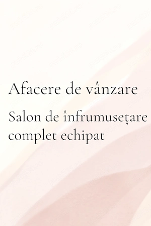 Afacere la cheie & Preluare  Beauty Salon  