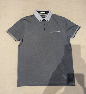 Tricou polo Denim&Flower, M, nepurtat