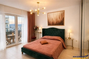 Eleganta garsoniera, decomandata, mobilata, terasa, boxa, parcare, Avantgarden, Brasov - imagine 8