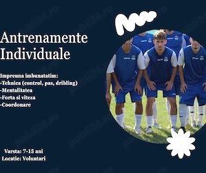 Antrenamente individuale fotbal