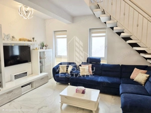 Penthouse cu 3 camere si 2 bai, mobilat si utilat in Giroc la asfalt.