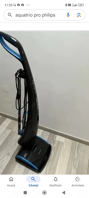 Aspirator pardoseli Aquatrio pro Philips în stare foarte bună.
