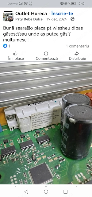 Placa de alimentare pentru cuptor Wiesheu Euromat, WIESHEU Dibas