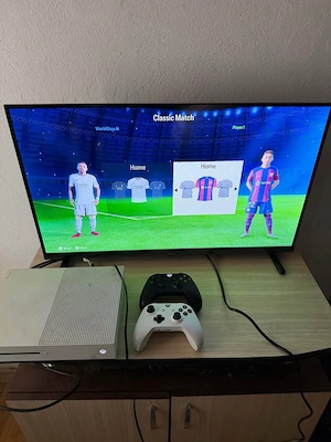 oferta consola jocuri  Xbox one S model 1 tb 1000 gb  FIFA 2024 joc complet 4 controlere - imagine 4