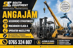 Angajam Deservent  Manitou Rotativ 