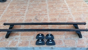 Bare plafon Thule Ford Focus 2 (2005–2011) + prinderi + chei – complete - imagine 6