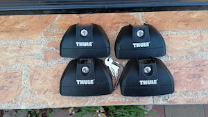 Bare plafon Thule Ford Focus 2 (2005–2011) + prinderi + chei – complete - imagine 5