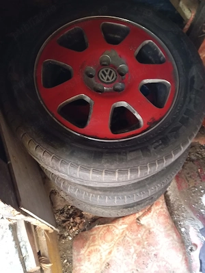 jante wv golf r15" cu cauciucuri - imagine 2