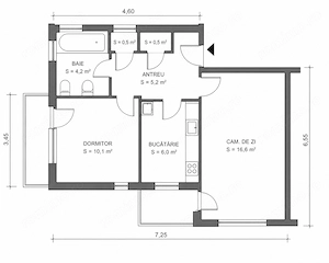 PB cu 2 camere - Decebal - Slatinei - IMOBIHOR  - imagine 8