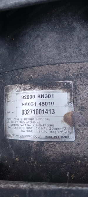 Vand compresor Aer Nissan Almera  - imagine 3