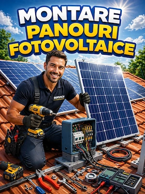 panou fotovoltaic montaj off grid - materialele