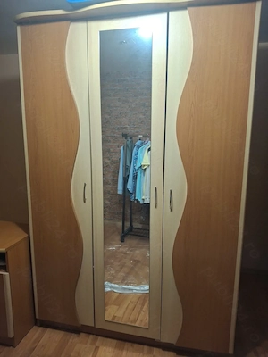 Dukap 3 usi cu oglinda 