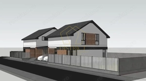Duplex cu 4 camere, despărțit prin camera tehnica  | Mosnita Veche - imagine 3