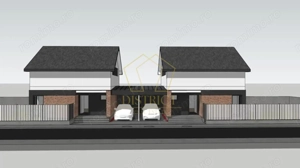 Duplex cu 4 camere, despărțit prin camera tehnica  | Mosnita Veche