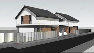 Duplex cu 4 camere, despărțit prin camera tehnica  | Mosnita Veche - imagine 4
