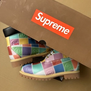 Ghete Timberland x Supreme Multi-color model extrem de rar - 100% originali