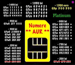 Numar Vip Aur Magic Numere Usoare Gold 