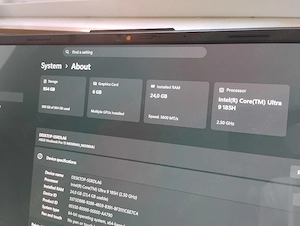 Laptop Asus - Ai - OLED - ultra 9 - RTX - imagine 3