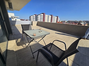 Penthouse 2 camere cu terasa uriasa 70 mp Nufarul Ciheiului parcare inclusa complet utilat