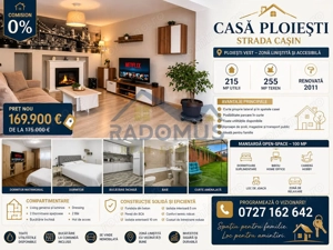 Casă  Ploiești – 215 Mp Utili | Strada Cașin | Teren 255 Mp | Renovat - imagine 18