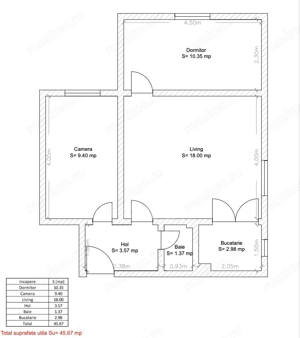 Apartament 3 camere în zona Țiglari, Sibiu - imagine 9