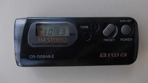 radio AIWA CR-D06MkII walkman tuner FM + casti