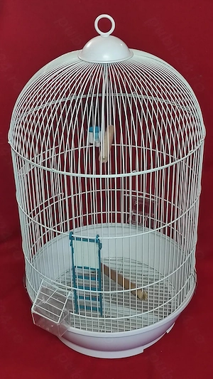 colivie pt. pasari papagali canari etc impecabila inaltime 70 cm diametrul 38 cm