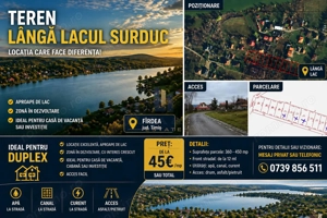 Teren  Zon #259; Case de Vacan #539; #259; | Lacul Surduc