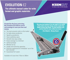 KeenCut Evolution E2 160 - Bară de tăiere - imagine 2