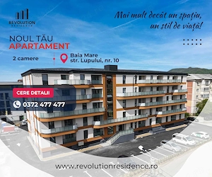 COMISION 0% - Ap. 2 camere - str. Lupului nr 10, Baia Mare