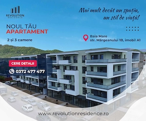 COMISION 0% - Apartamente 2 si 3 camere - Margeanului 1B-A1, Baia Mare