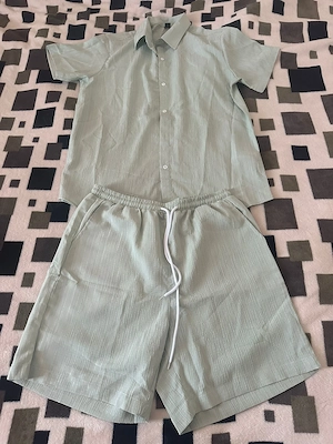 Compleu De Vara Barbati Camasa+Pantaloni Scurti